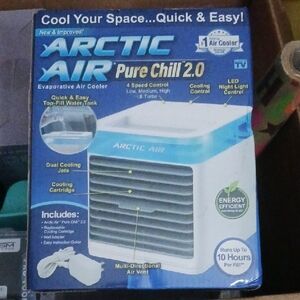 Pure Chill 2.0 Evaporative Air Cooler - Blue and White